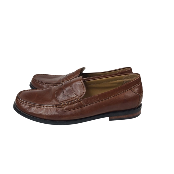 Cole Haan Grand OS Friday Brown Penny Loafers Size 12 - Picture 1 of 14